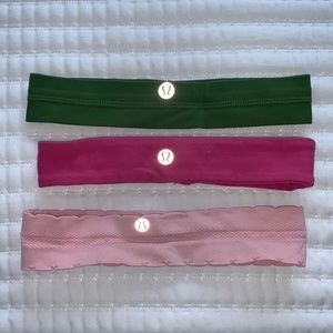 Lululemon Headbands - set of 3
